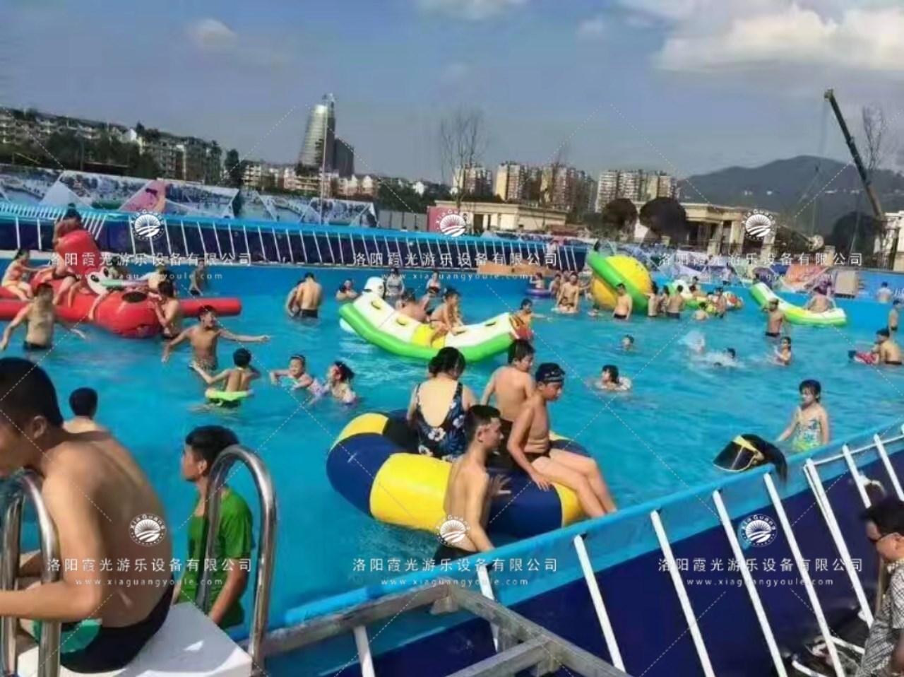 北大镇水上乐园支架泳池